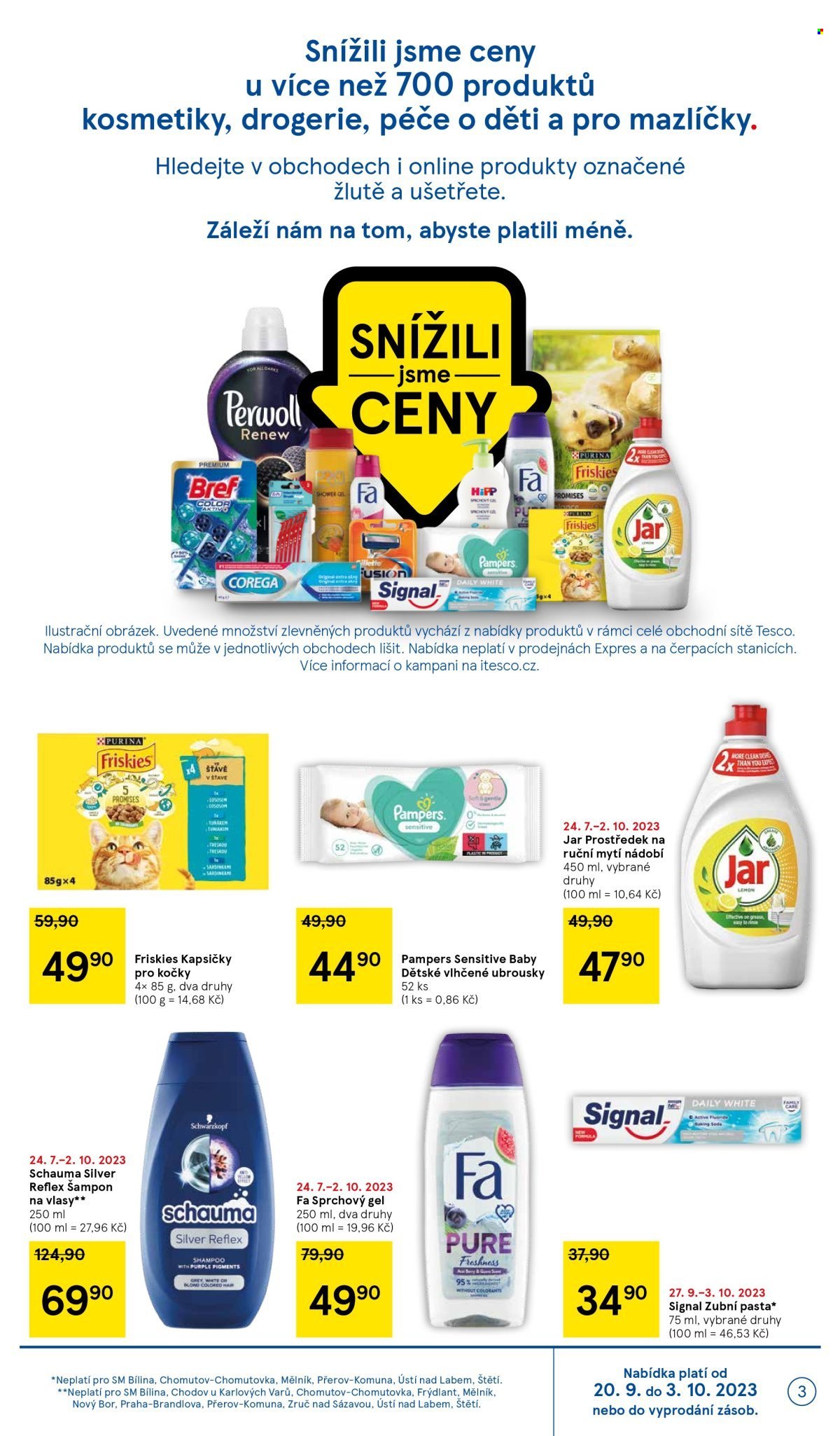 Leták TESCO supermarket - 27.9.2023 - 3.10.2023. Strana 3