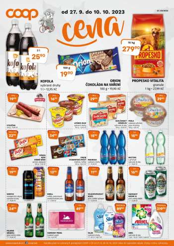 Leták coop TERNO - 27.9.2023 - 10.10.2023.