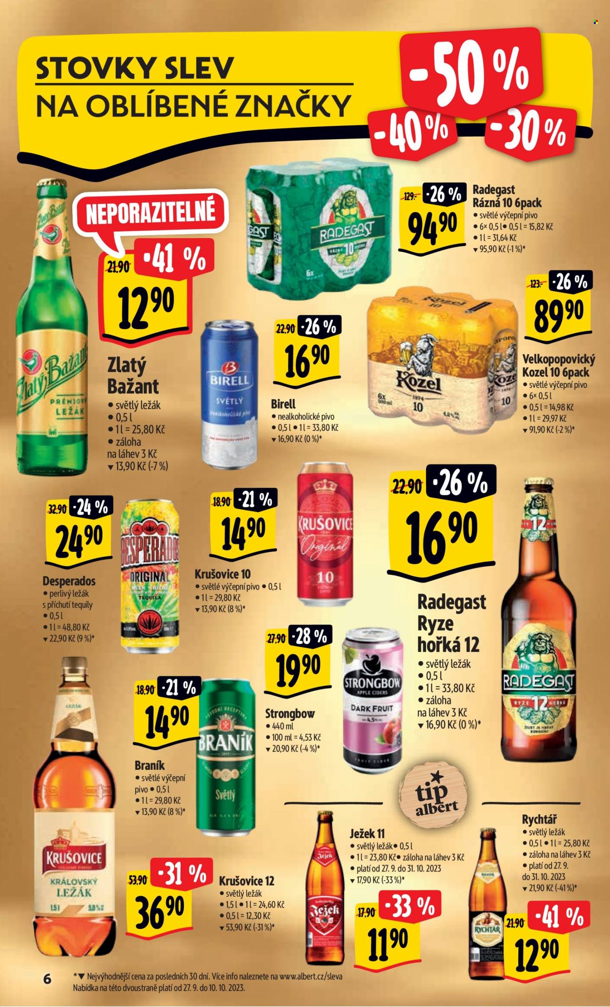 Leták Albert Hypermarket - 27.9.2023 - 3.10.2023. Strana 6