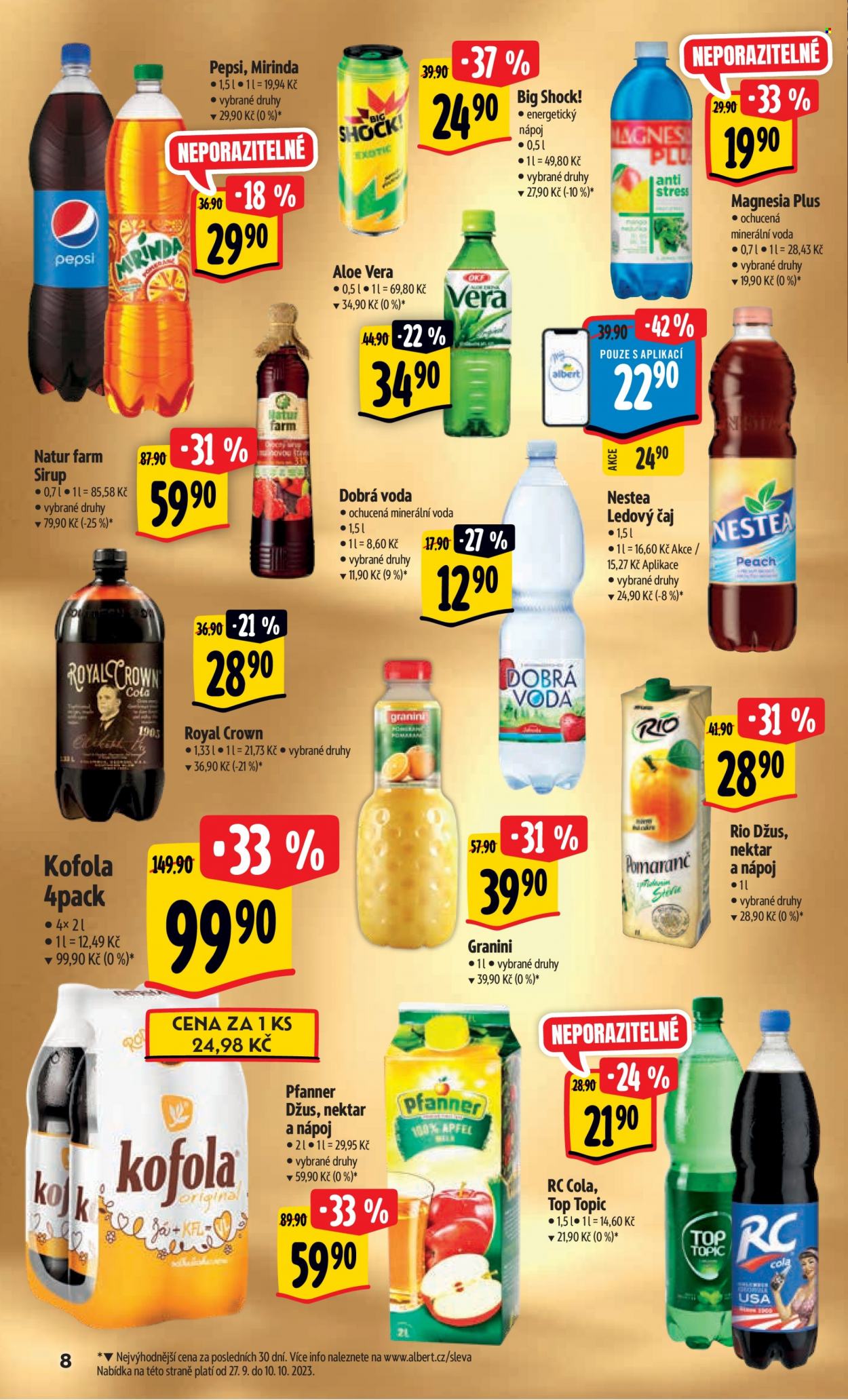 Leták Albert Hypermarket - 27.9.2023 - 3.10.2023. Strana 8