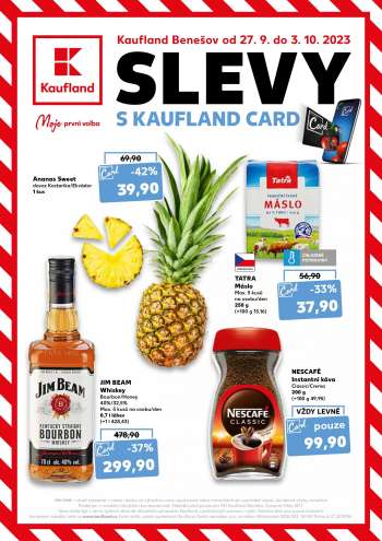 Leták Kaufland - 27.9.2023 - 3.10.2023.