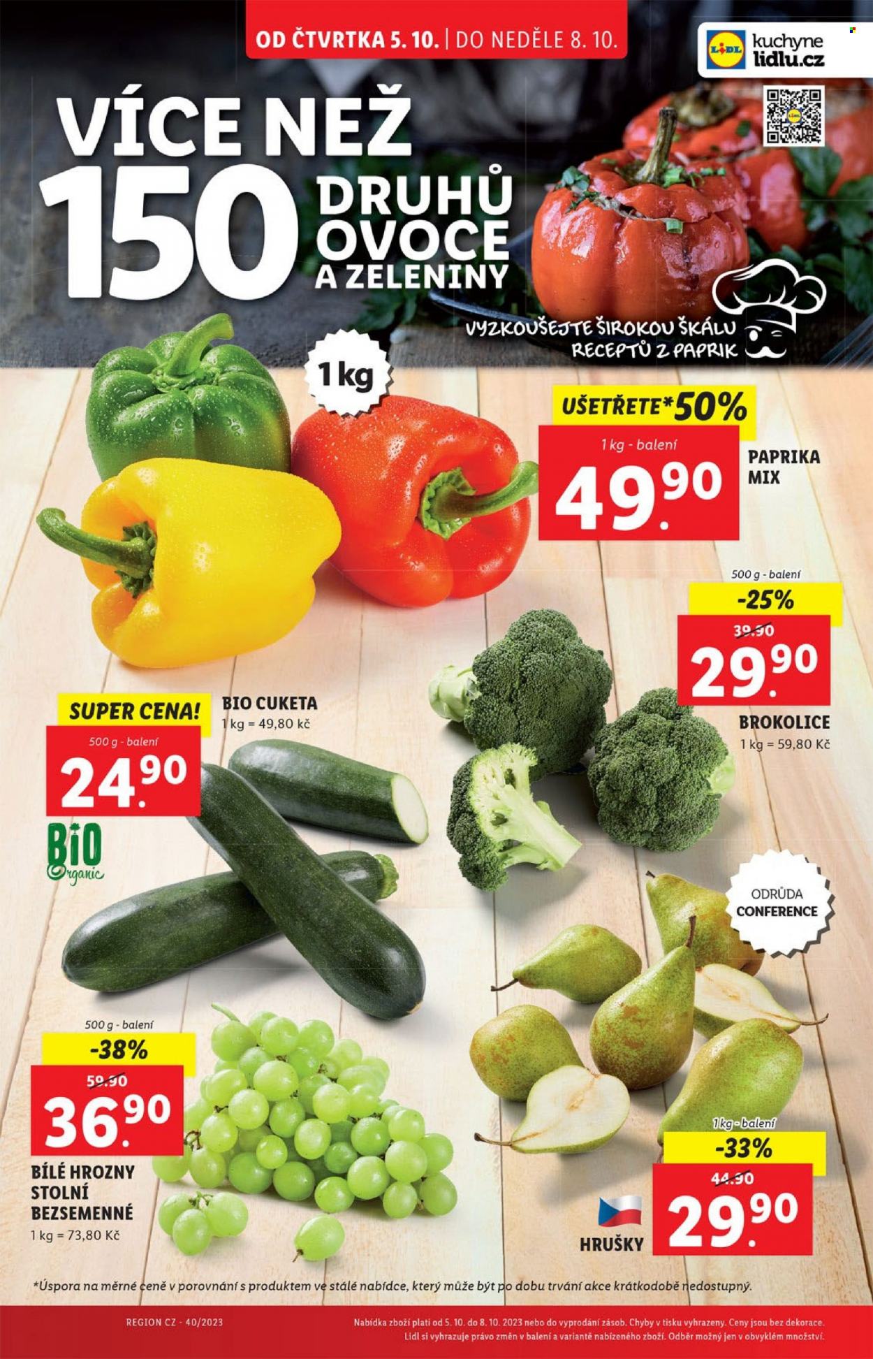 Leták Lidl - 5.10.2023 - 8.10.2023. Strana 2