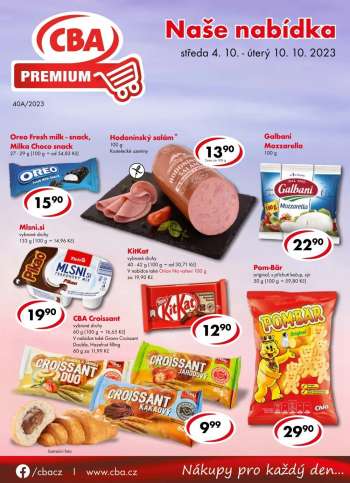 Leták CBA Premium - 4.10.2023 - 10.10.2023.