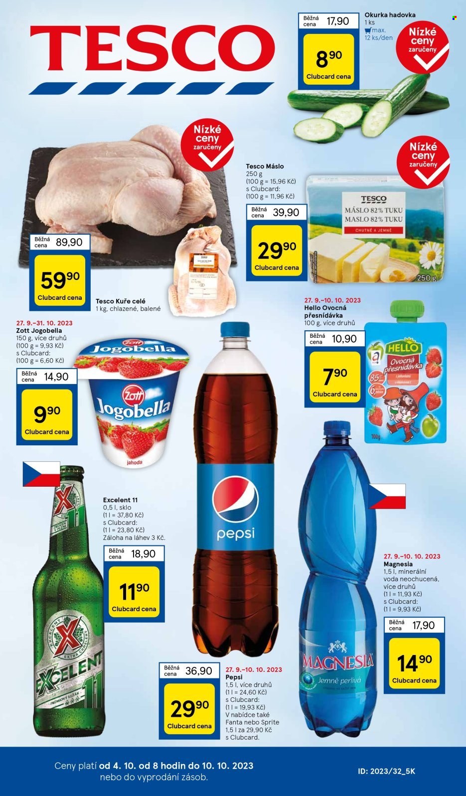 Leták TESCO - 4.10.2023 - 10.10.2023. Strana 1