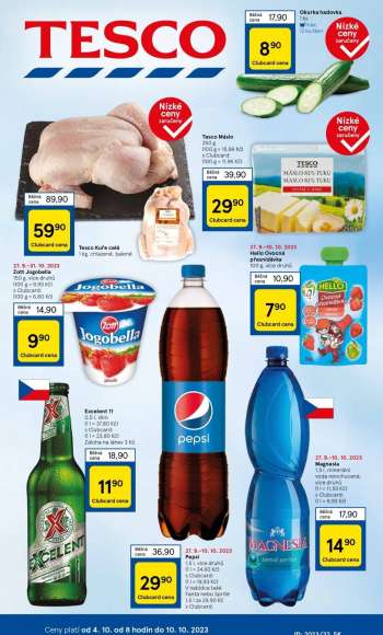 Leták TESCO - 4.10.2023 - 10.10.2023.