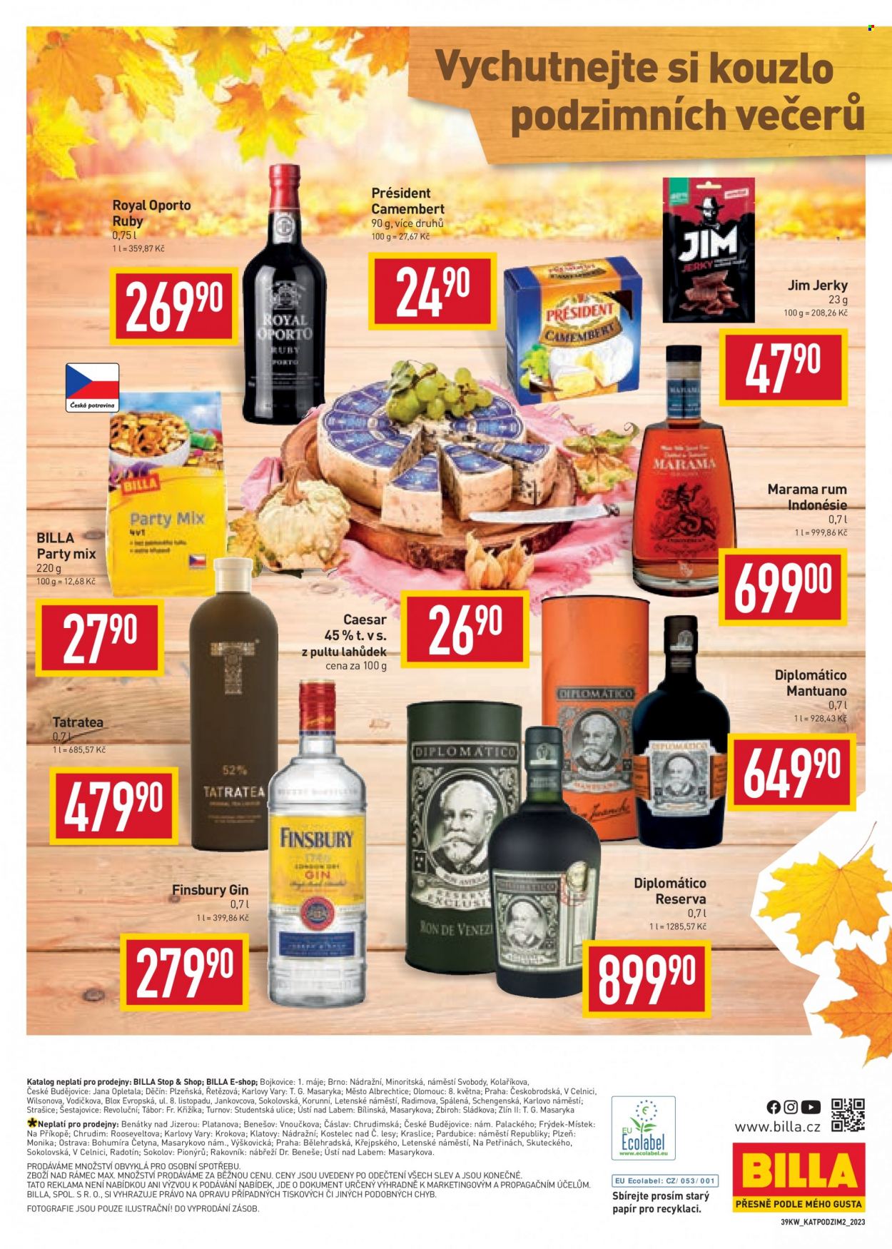 Leták BILLA - 2.10.2023 - 22.10.2023. Strana 24