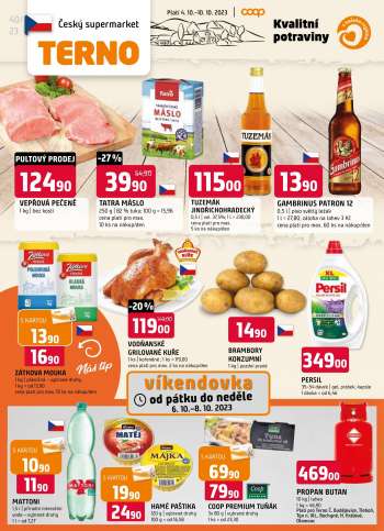 Leták coop TERNO - 4.10.2023 - 10.10.2023.