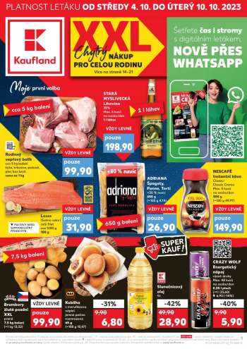 Leták Kaufland - 4.10.2023 - 10.10.2023.