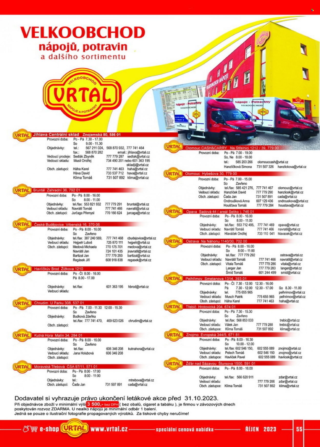 Leták Vrtal - 1.10.2023 - 31.10.2023. Strana 55
