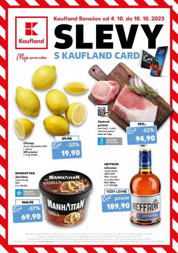 Leták Kaufland - 4.10.2023 - 10.10.2023.