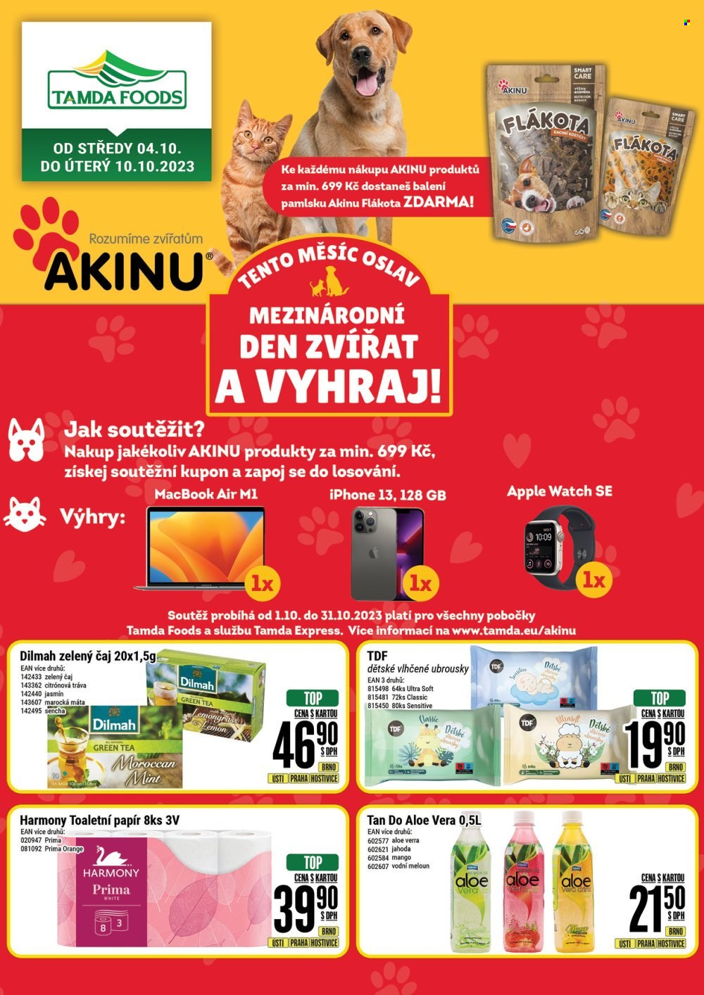 Leták Tamda Foods - 4.10.2023 - 10.10.2023. Strana 1