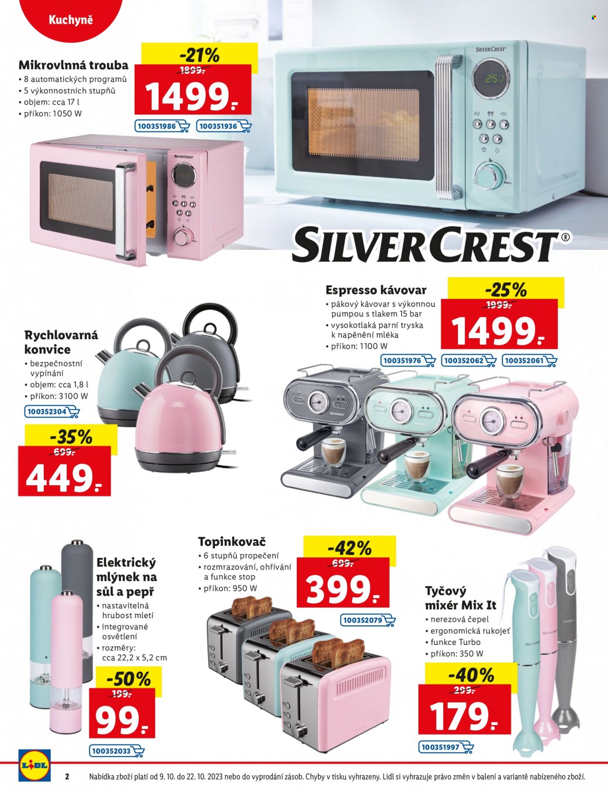 Leták Lidl - 9.10.2023 - 22.10.2023. Strana 2