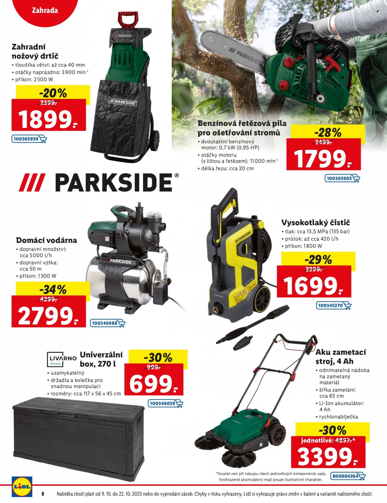 Leták Lidl - 9.10.2023 - 22.10.2023. Strana 8