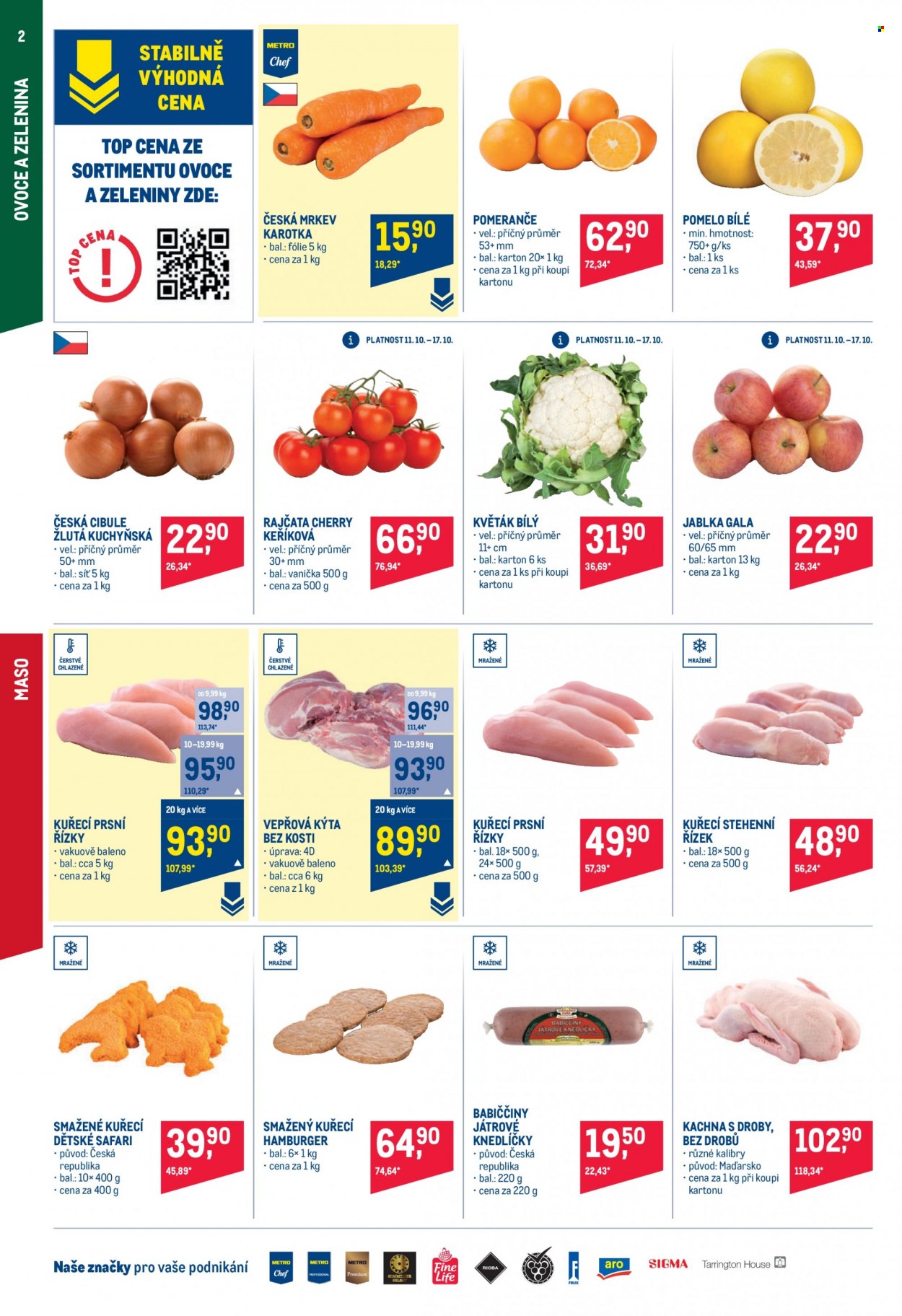 Leták MAKRO - 11.10.2023 - 24.10.2023. Strana 2