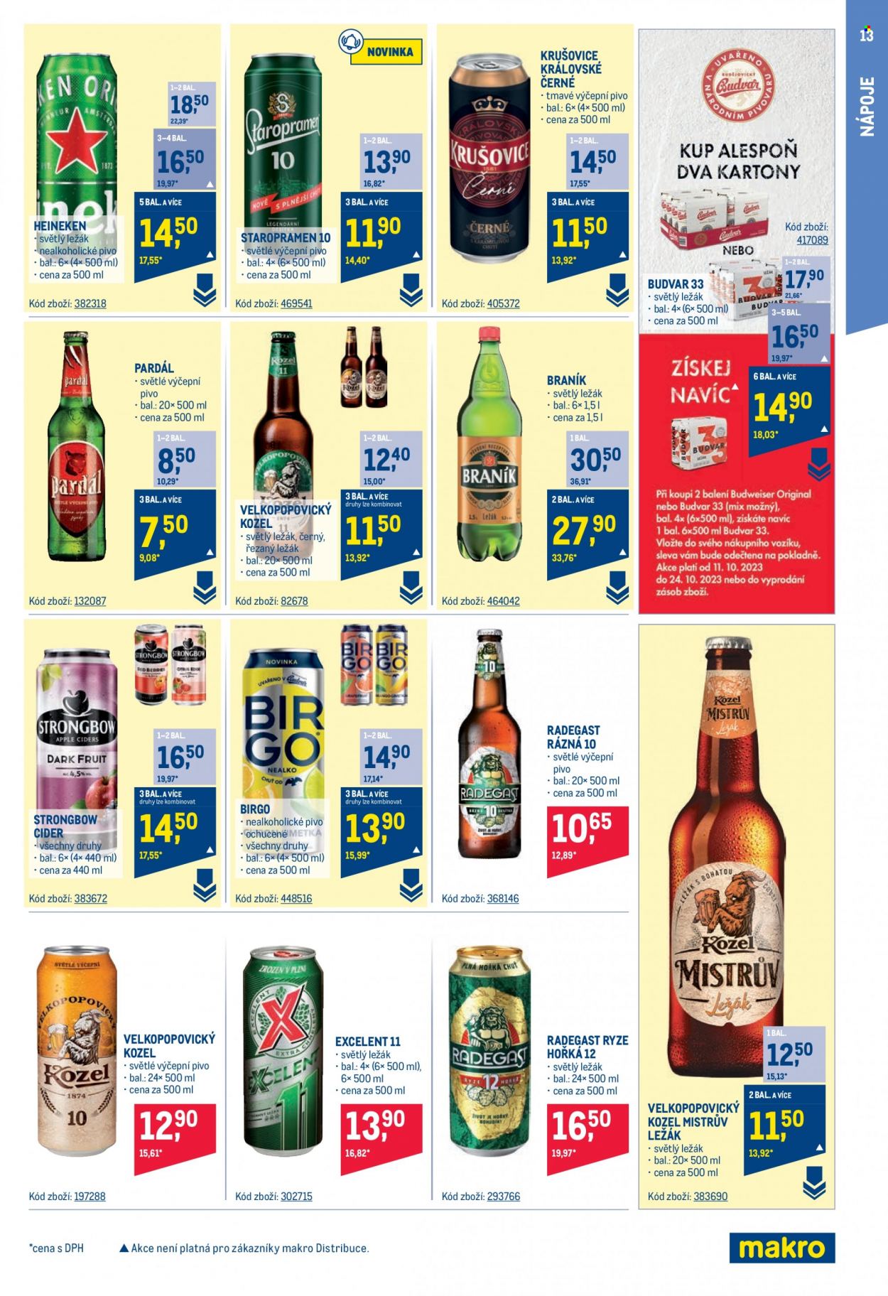 Leták MAKRO - 11.10.2023 - 24.10.2023. Strana 13