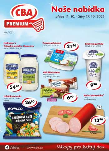Leták CBA Premium - 11.10.2023 - 17.10.2023.