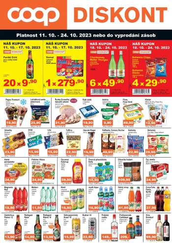 Leták coop DISKONT - 11.10.2023 - 24.10.2023.