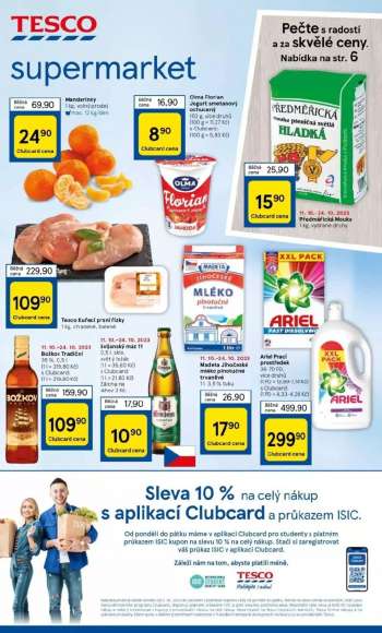 Leták TESCO supermarket - 11.10.2023 - 17.10.2023.