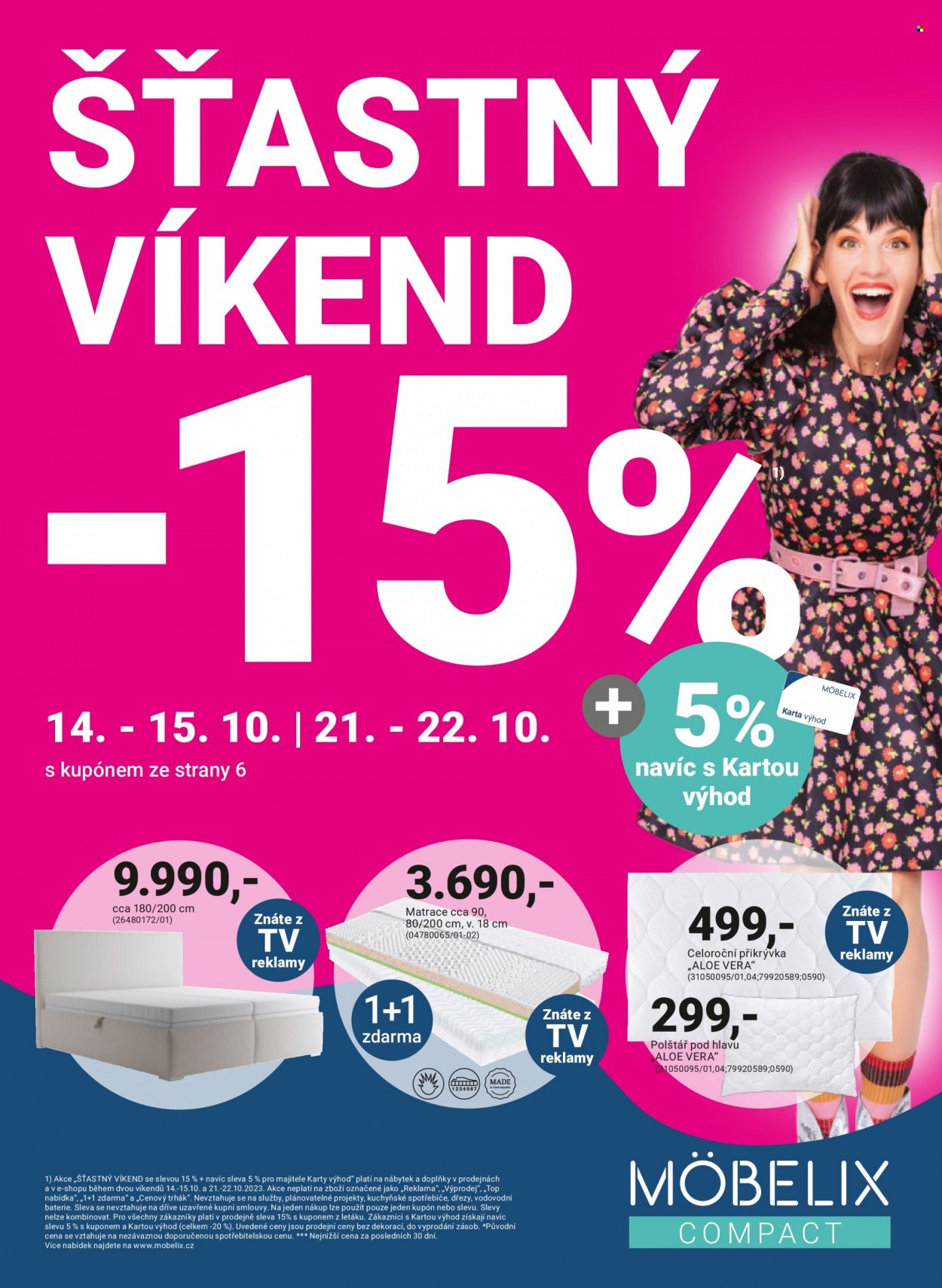 Leták MÖBELIX - 9.10.2023 - 22.10.2023. Strana 1