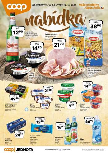 Leták coop JEDNOTA - 11.10.2023 - 24.10.2023.