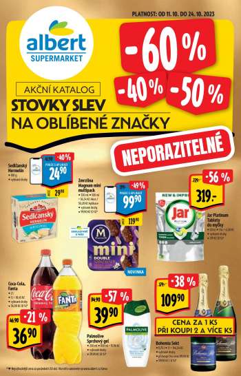 Leták Albert Supermarket - 11.10.2023 - 24.10.2023.