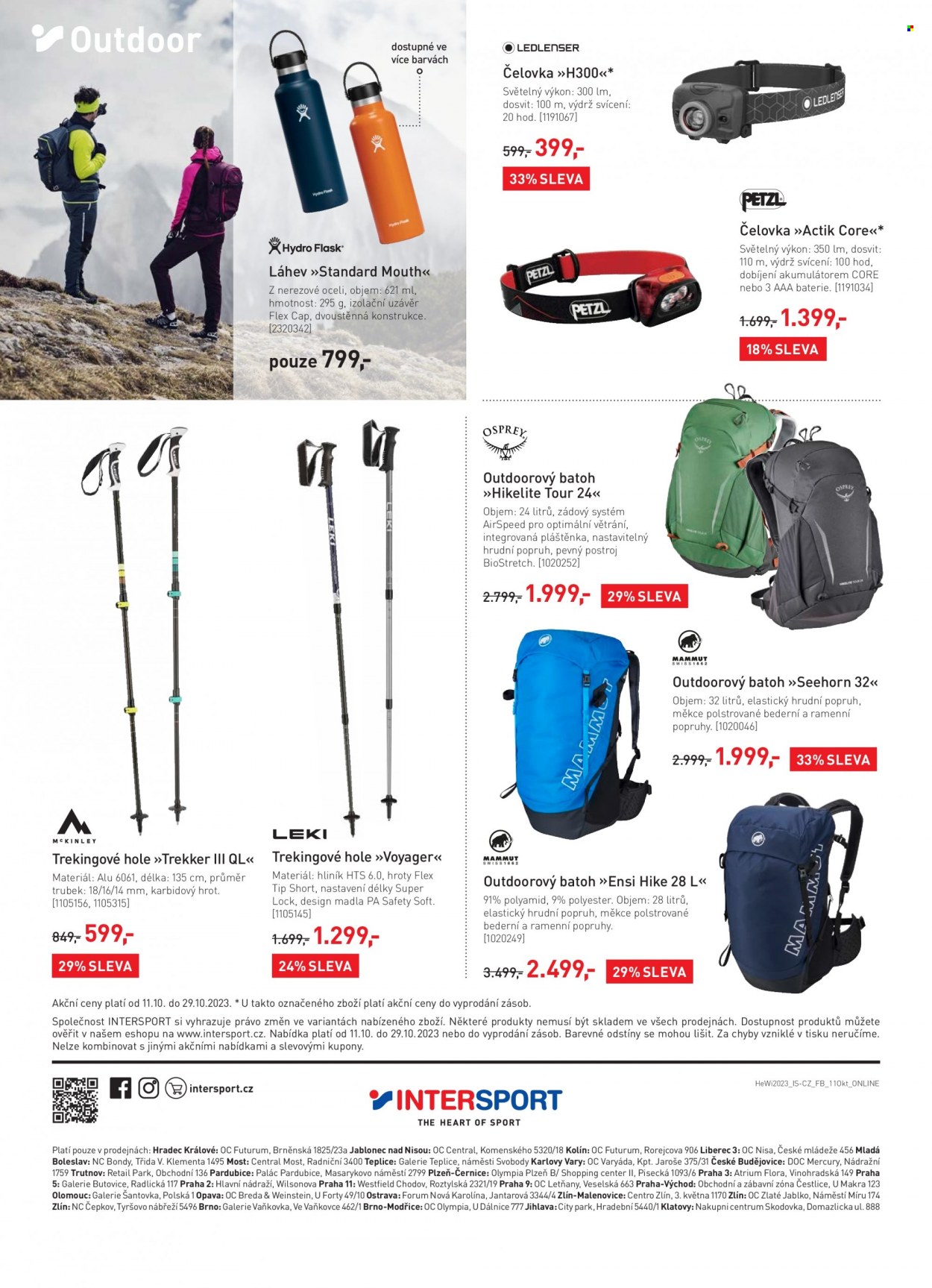 Leták INTERSPORT - 11.10.2023 - 29.10.2023. Strana 12