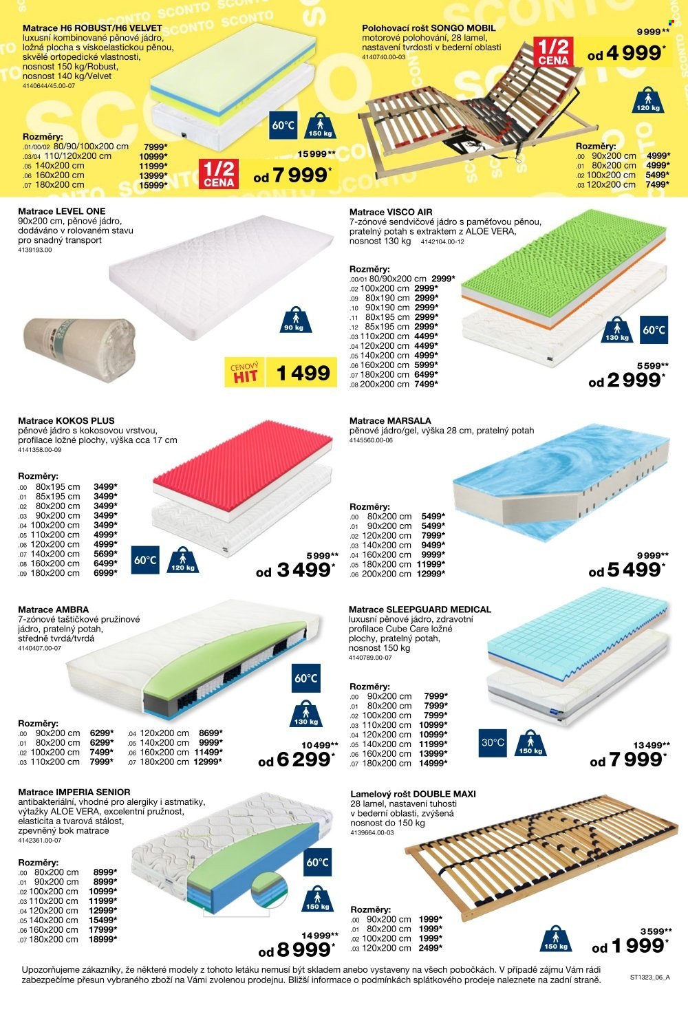 Leták SCONTO NÁBYTEK - 11.10.2023 - 31.10.2023. Strana 6