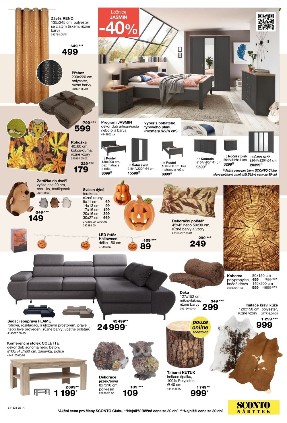 Leták SCONTO NÁBYTEK - 11.10.2023 - 31.10.2023. Strana 23