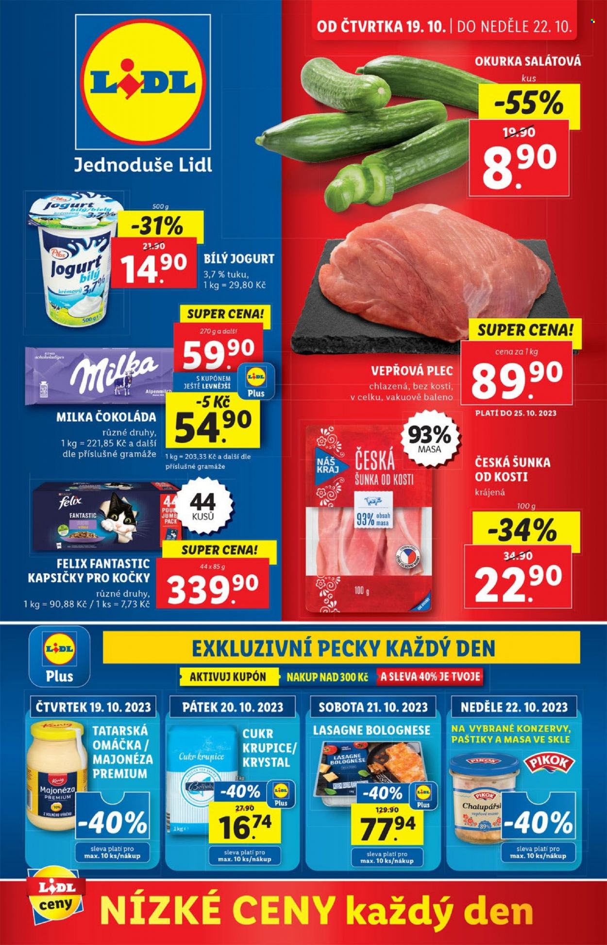 Leták Lidl - 19.10.2023 - 22.10.2023. Strana 1