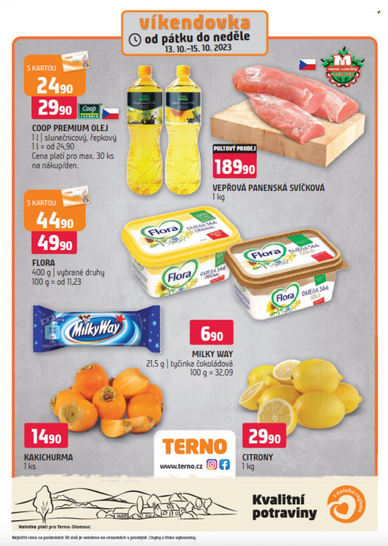 Leták coop TERNO - 13.10.2023 - 15.10.2023. Strana 1