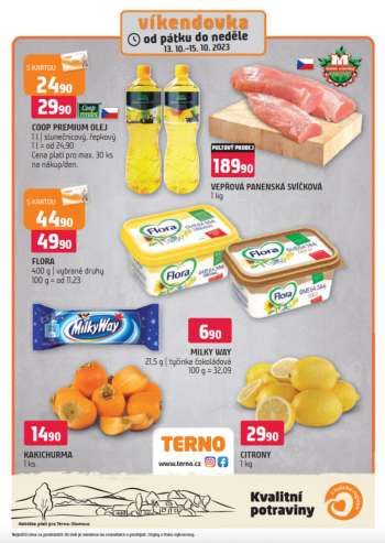 Leták coop TERNO - 13.10.2023 - 15.10.2023.