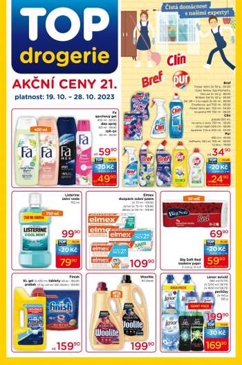 Leták TOP drogerie - 19.10.2023 - 28.10.2023.