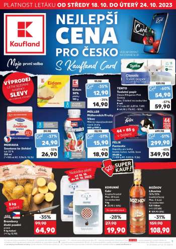 Leták Kaufland - 18.10.2023 - 24.10.2023.