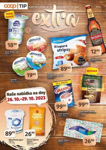 Leták coop TIP - 18.10.2023 - 31.10.2023.
