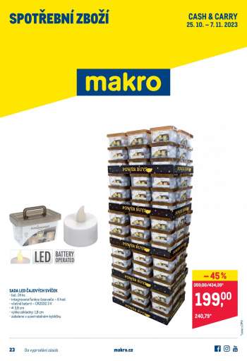 Leták MAKRO - 25.10.2023 - 7.11.2023.