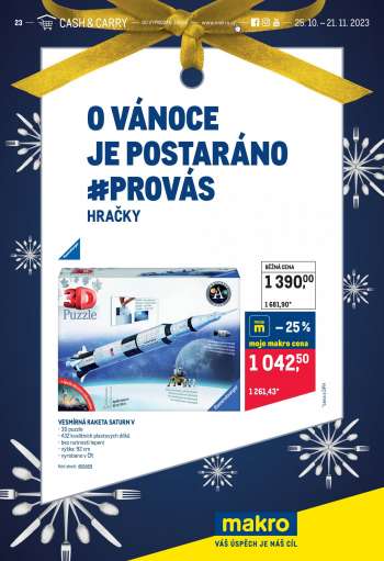 Leták MAKRO - 25.10.2023 - 21.11.2023.