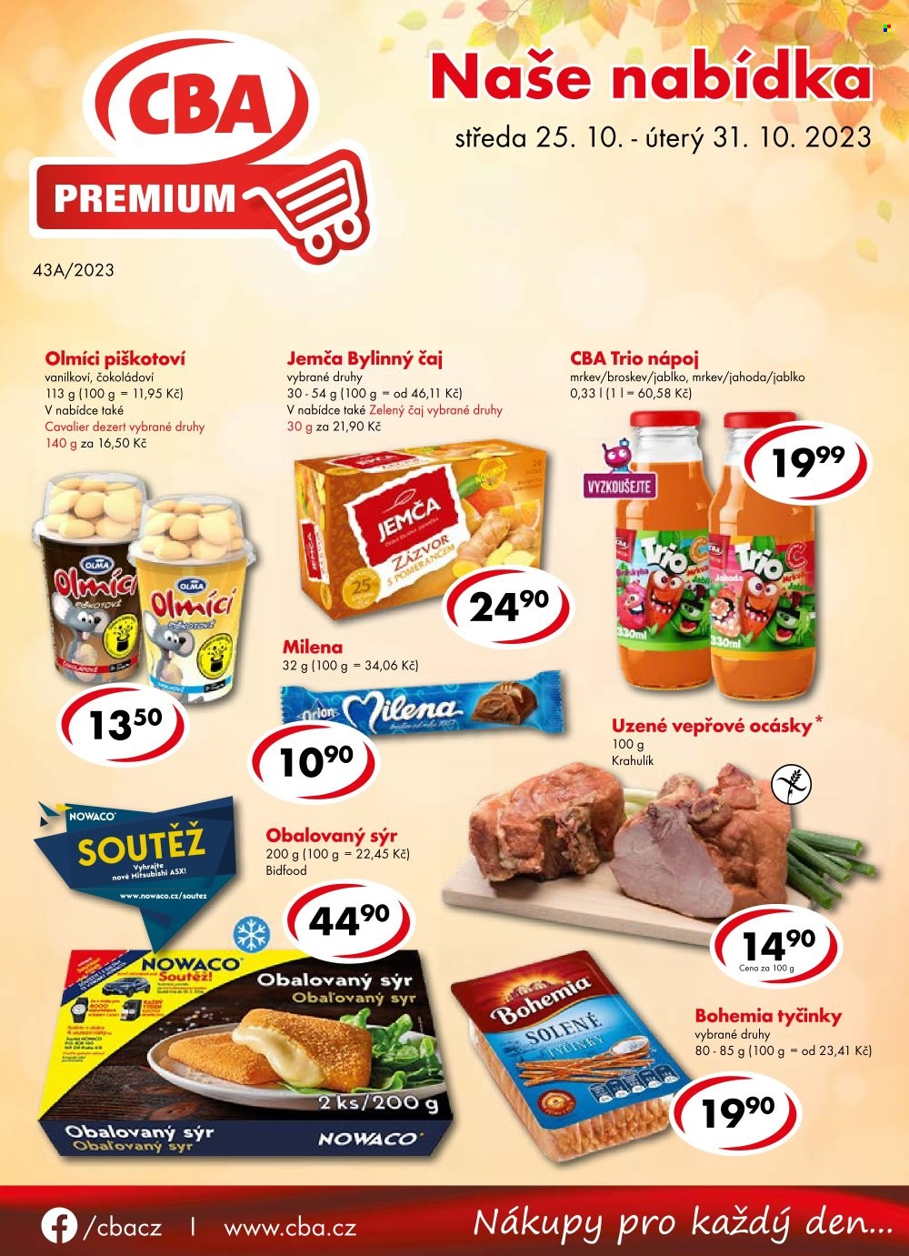 Leták CBA Premium - 25.10.2023 - 31.10.2023. Strana 1