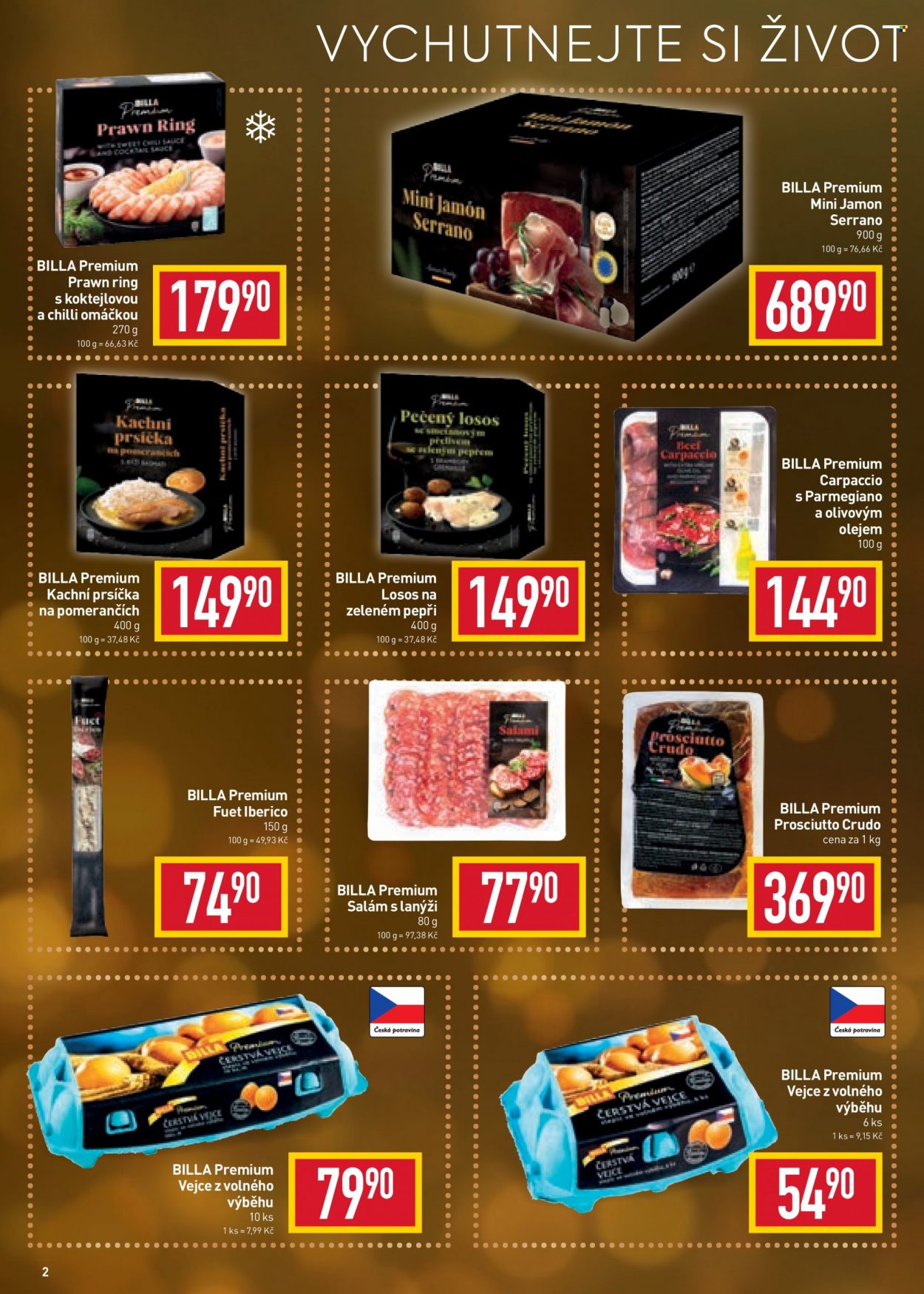 Leták BILLA - 23.10.2023 - 5.12.2023. Strana 2