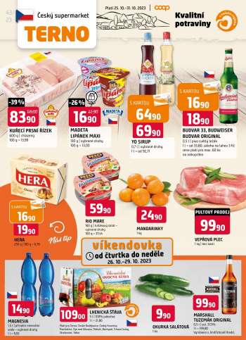 Leták coop TERNO - 25.10.2023 - 31.10.2023.