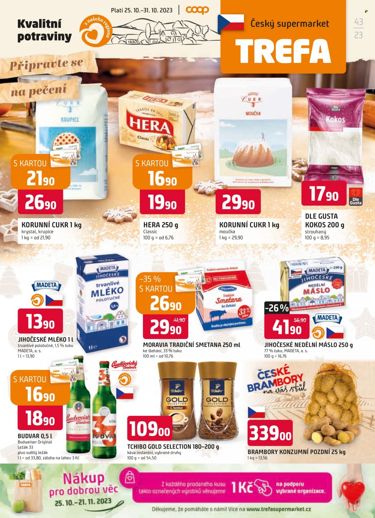 Leták TREFA coop - 25.10.2023 - 31.10.2023. Strana 1