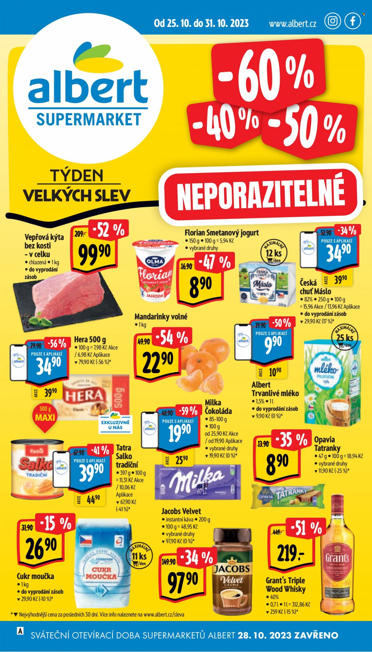 Leták Albert Supermarket - 25.10.2023 - 31.10.2023. Strana 1