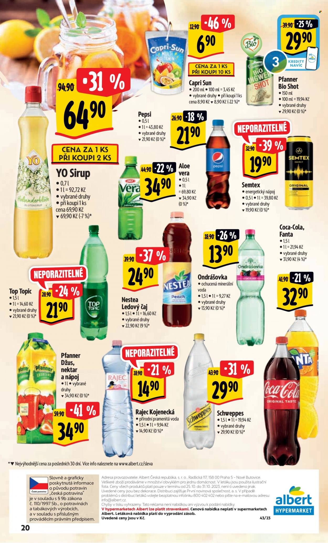 Leták Albert Hypermarket - 25.10.2023 - 31.10.2023. Strana 20