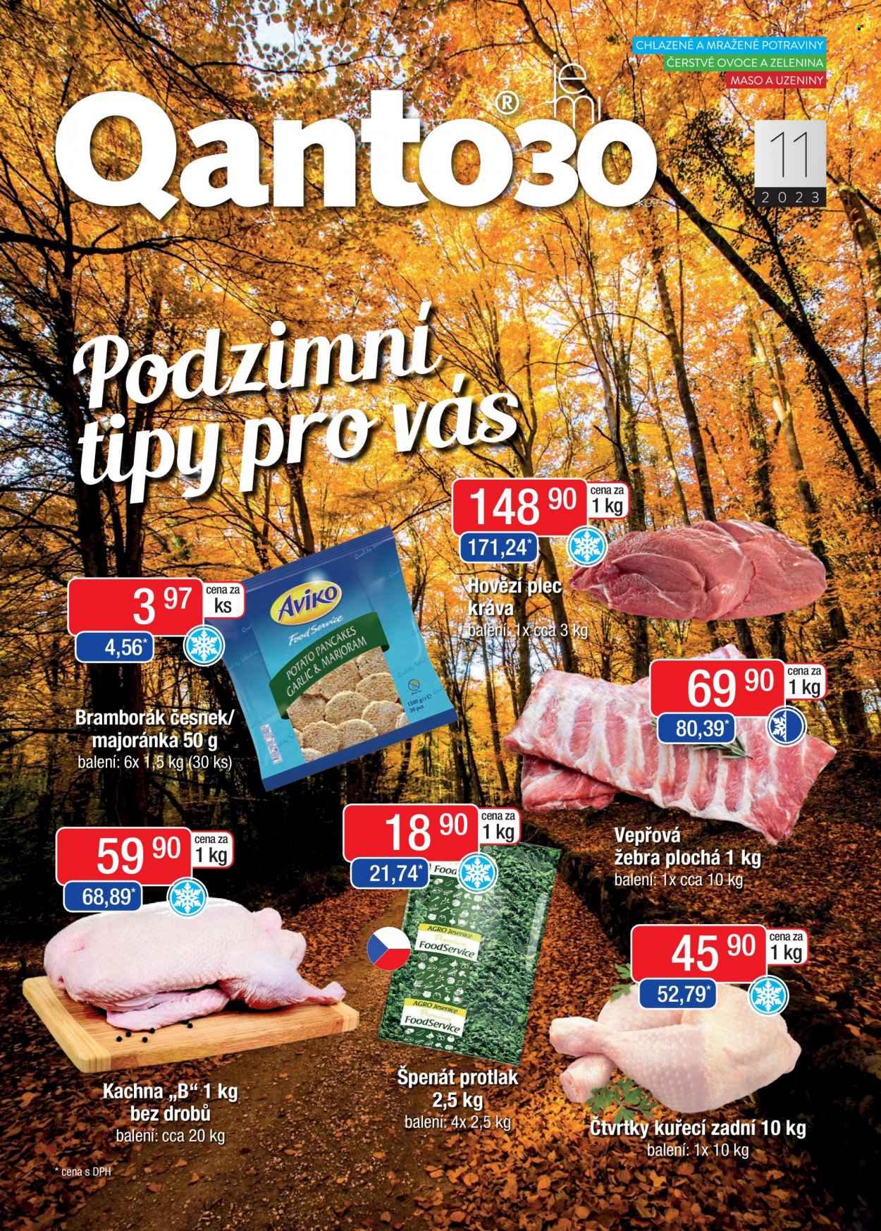 Leták Astur & Qanto velkoobchod - 1.11.2023 - 30.11.2023. Strana 1