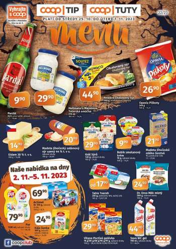 Leták coop TIP - 25.10.2023 - 7.11.2023.