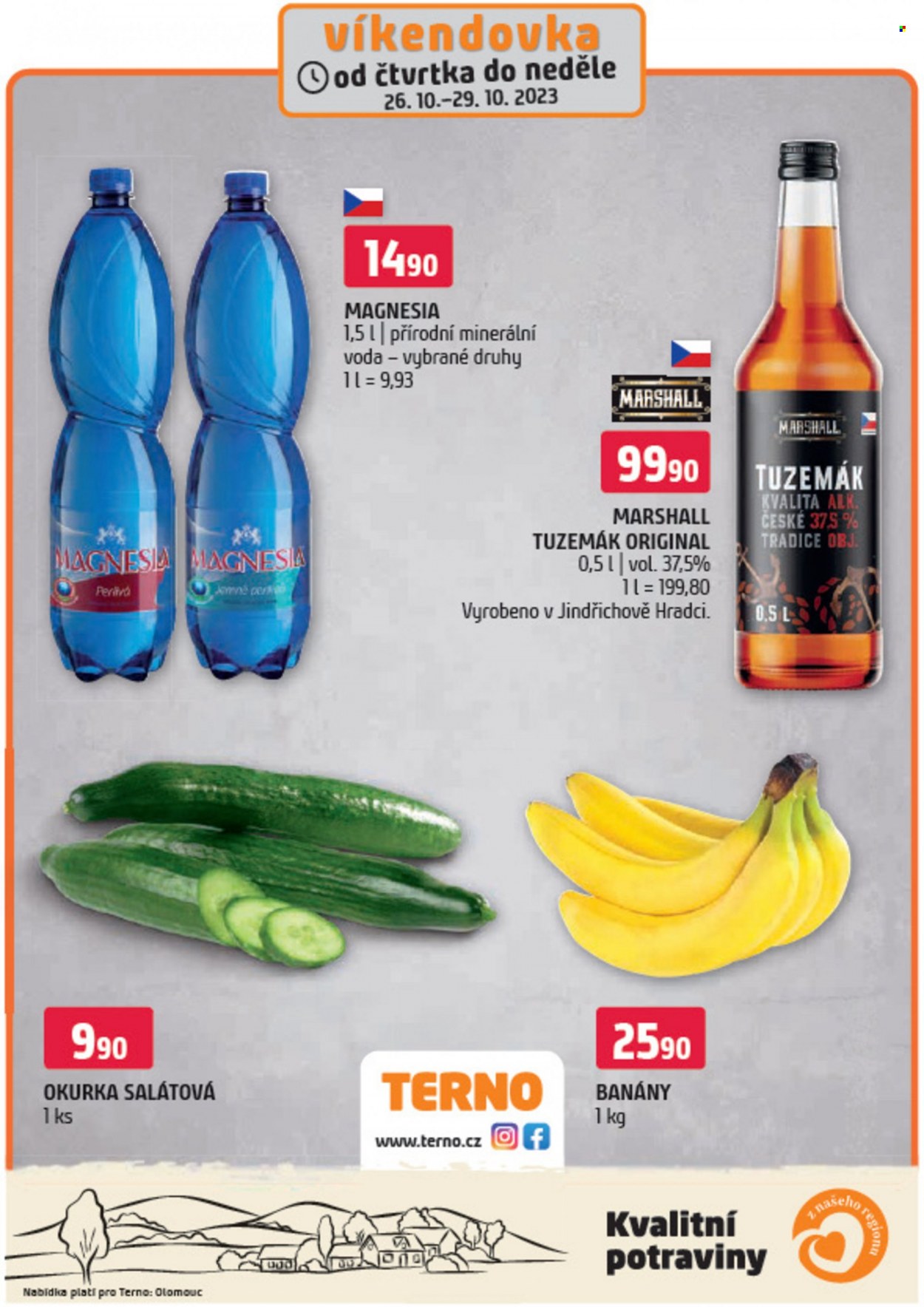 Leták coop TERNO - 26.10.2023 - 29.10.2023. Strana 1