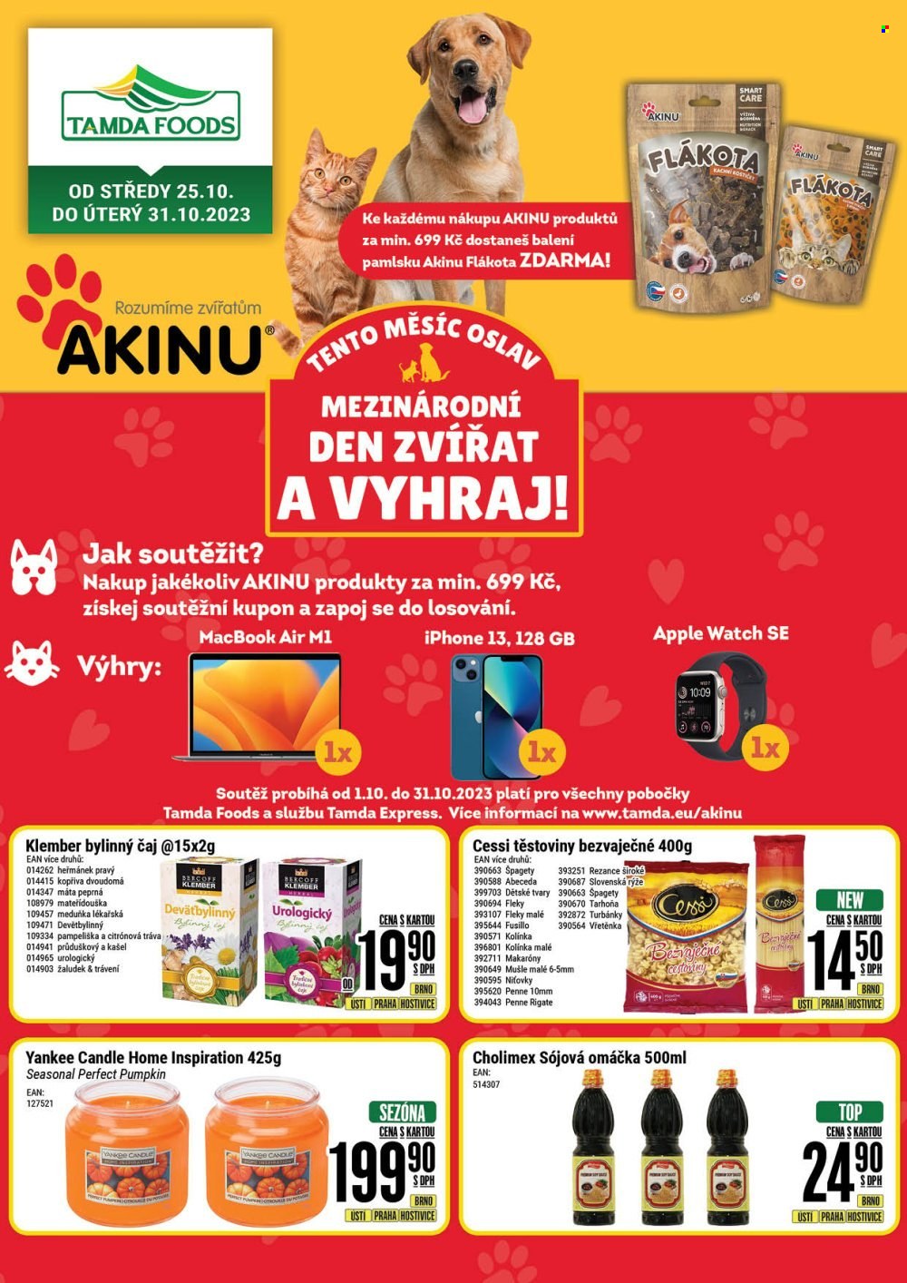 Leták Tamda Foods - 25.10.2023 - 31.10.2023. Strana 1