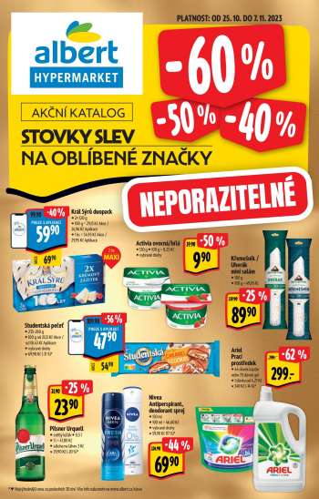 Leták Albert Hypermarket - 25.10.2023 - 7.11.2023.