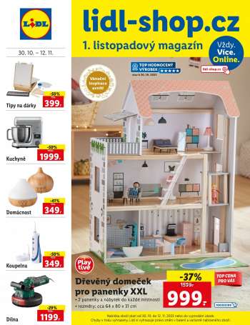 Leták Lidl - 30.10.2023 - 12.11.2023.
