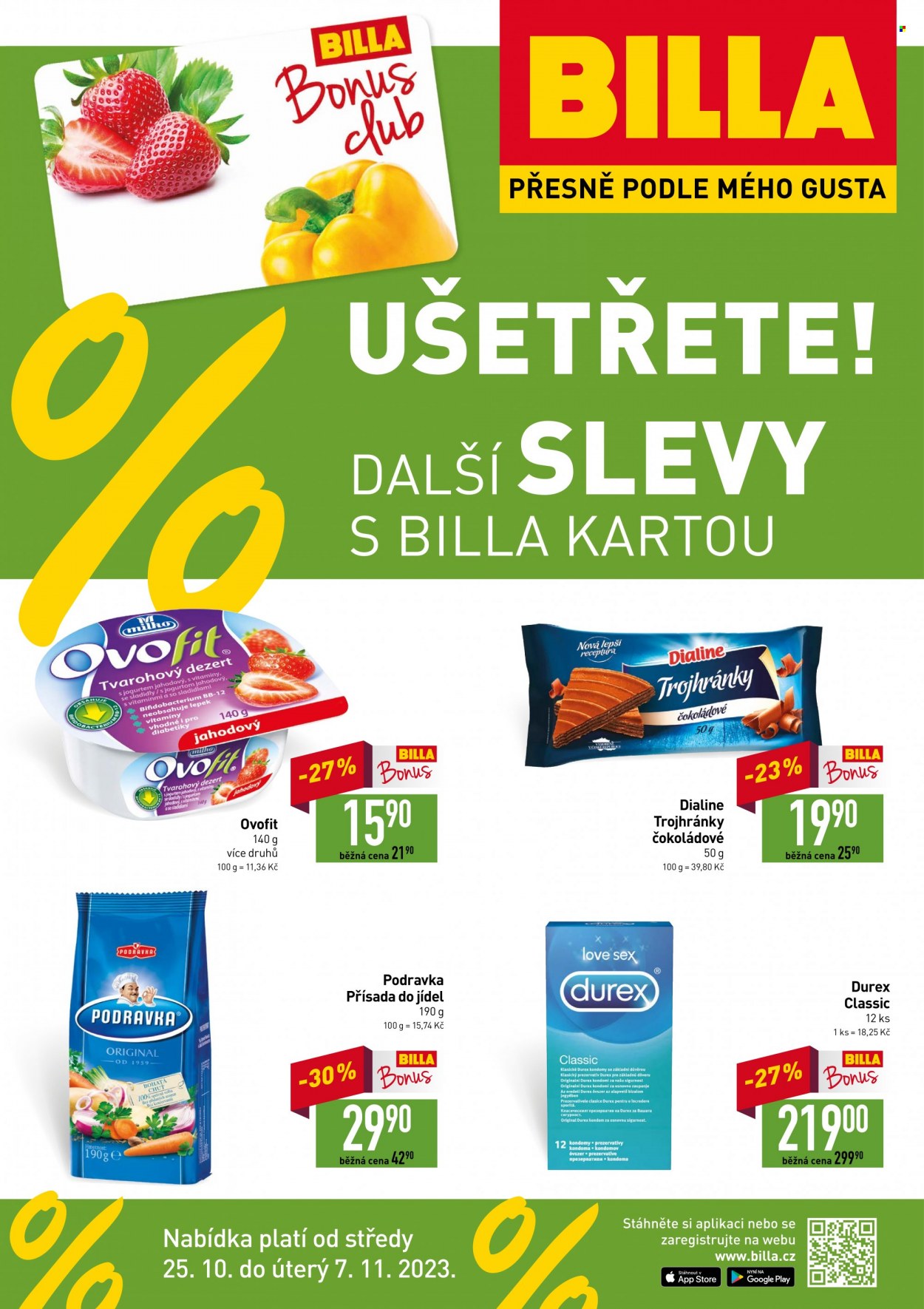 Leták BILLA - 25.10.2023 - 7.11.2023. Strana 1