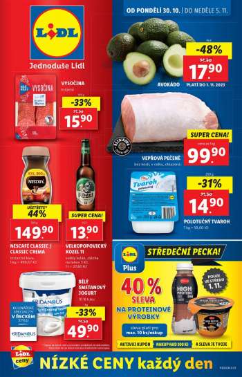 Leták Lidl - 30.10.2023 - 5.11.2023.